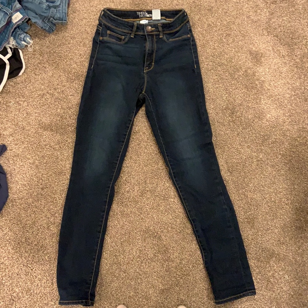 Two Time and Tru High Raise Ankle Jeggings